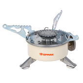 Плитка газовая портативная, круглая, mini, с чехлом ЕРМАК 116-008