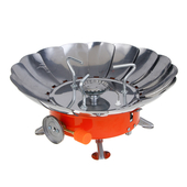 Плитка газовая портативная с лепестками, большая, с чехлом ЕРМАК 116-064