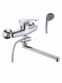 Смеситель д/ванны INGROSSO 211-214 гусак L 30 см, картридж 35мм