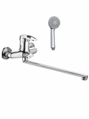 Смеситель д/ванны INGROSSO 222-25 гусак L 30 см, картридж 40мм