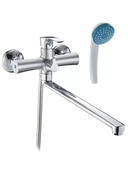 Смеситель д/ванны INGROSSO 611-20 гусак L 35 см, картридж 35мм