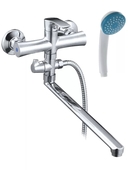 Смеситель д/ванны INGROSSO 622-20 гусак L 35 см, картридж 35мм