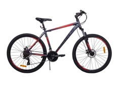 Велосипед 27,5" STELS Navigator 700 MD рама 21", 21ск., серый/красный