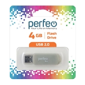 USB накопитель 4Gb Perfeo C03 Grey