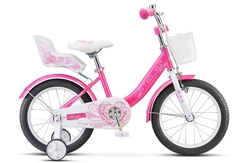 Велосипед 16" STELS Little Princess корзинка, багажник, розовый (pink)