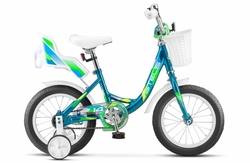 Велосипед 16" STELS Magic корзинка, багажник, морская волна