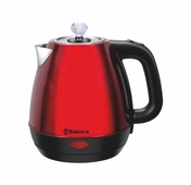 Чайник металлический SAKURA SA-2188RB красн./черн.