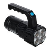 Фонарь прожектор ЕРМАК аккум-ый, 4LED+СОВ, 4 реж., USB, 2000мАч 223-074