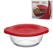 Кастрюля для СВЧ 0,84л. BORGAM 59133 круглая, пласт.крышка