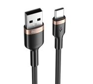 Дата-кабель USB-Type C 1.2м OLMIO RAPID 3.0А чёрн.