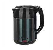 Чайник пластиковый SAKURA SA-2168MBG черн./сер./голуб. металлик