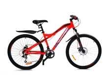 Велосипед 26" BLACK AQUA Cross 2681 MD рама алюм., 18ск., диск.тормоза, красный