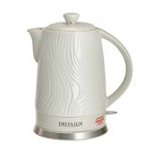 Чайник фарфор DELTA LUX DE-1022 бел.
