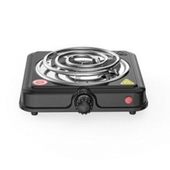 Плитка электрическая 1к.Happy Panda HP-02BK чёрн.