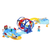 *Ж/дорога 3576233 "Парк развлечений" машинка, три человечка, от батареек