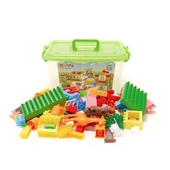 *Конструктор 122 дет. блочный Kiddy Мини-парк в контейнере Amin Узбекистан 945161