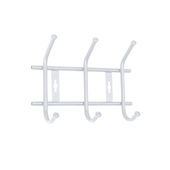 Вешалка настенная Nika 3 крючка ВНТ3М/МБ матовый белый