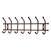 Вешалка настенная Nika 7 крючков ВНТ7М/А медный антик