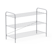 Этажерка для обуви Nika ЭТПР3/МС матовый серый (3 металл. полки)