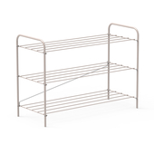 Этажерка для обуви Nika ЭТПР3/БЖ бежевый металлик (3 металл. полки)