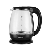 Чайник стеклянный SAKURA SA-2743BK черн.