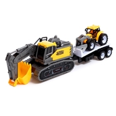 *Экскаватор инерционный "Стройка" с трактором на прицепе 9206215