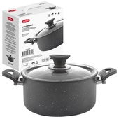 Кастрюля 3,0л. Чудесница КС-0120 мраморн.покр.