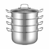 Мантоварка SAKURA SA-683 3 секции, 22,0л., D28см.