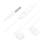 Наушники с микрофоном Внутриканальные Hoco M121 White