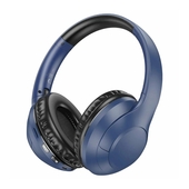 Наушники накладные беспроводные с микр. Borofone BO23 Glamour Blue