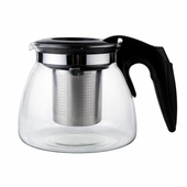 Чайник заварочный 0,7л. AST-006-SY-138BK кувшин, стекло, фильтр-сеточка