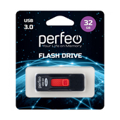 USB 3.0 накопитель 32Gb Perfeo S05 Black