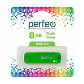 USB накопитель 8Gb Perfeo C05 Green