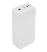 Внешний аккумулятор 30 000mAh HOCO J118B White с кабелем