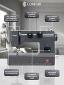 Швейная машина COMFORT 2030T серводвигатель промышл.типа, с приставным столиком