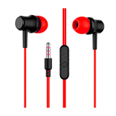 Наушники с микрофоном Внутриканальные More choice G36 Red