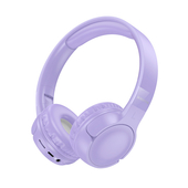 Наушники накладные беспроводные с микр. Borofone BO32 Purple