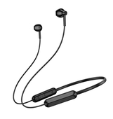 Наушники беспроводные внутриканальные с мик. Borofone BE70 Obsidian Black с дугой