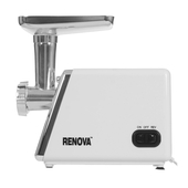 Мясорубка RENOVA MG200-R1WL 2000Вт, реверс, насадки д/шинковки, д/колбас и кббе