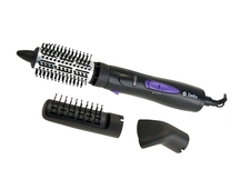 Фен-щётка DELTA DL-0432R чёрн./фиол.