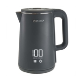 Чайник пластиковый DELTA DL-1023 сер.