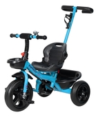 Велосипед 3-х кол. Farfello 208-1 кол.пласт., сиденье со спин., кузов., корз., род.ручка, синий