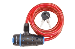 Замок вело 8*1800мм., трос, ключ, металл./пласт. 87318 STELS 540056