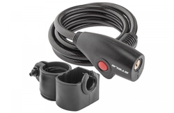 Замок вело 8*1500мм., трос, ключ, металл./пласт., с креплением на вело 87109 STELS 540081