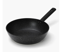 Сковорода d28 ДОЛЯНА глубокая, кован.алюм., мраморн.покр., д/всех видов плит