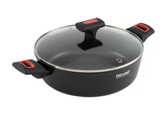 Сотейник d26 RONDELL RDA-1988 Urban Pro кован.алюм., антипр.покр., стекл.кр., две ручки