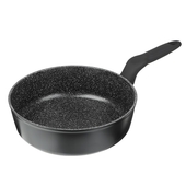 Сковорода d24 SATOSHI Стоун литой алюм., мрамор.покр., д/индукции 846-444