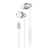 Наушники с микрофоном Внутриканальные OLMIO MC-Pro бел. Type-C