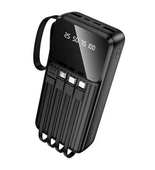 Внешний аккумулятор 20 000mAh Borofone BJ76A black с кабелями