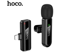Микрофон-прищепка беспроводной Hoco L20 Black